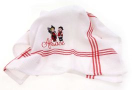 Torchon à vaisselle structure gaufrée « Alsace » – 50 x 70 cm