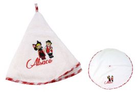 Serviette ronde « Alsace » – Ø 65 cm