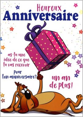 CARNET MAXI A4 – anniversaire