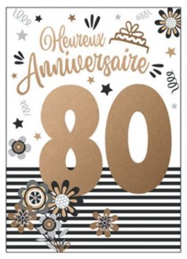 MAXI CARTES A4 – 80 ANS