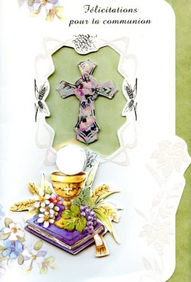 CARNET COMMUNION – format 13 x 19 cm