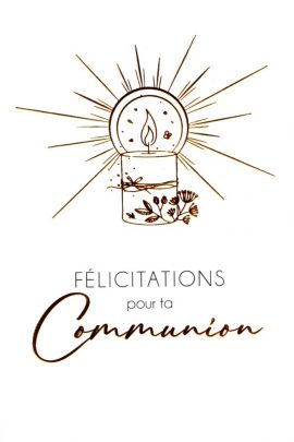 CARNET COMMUNION