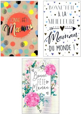 CARNET BONNE FETE MAMAN