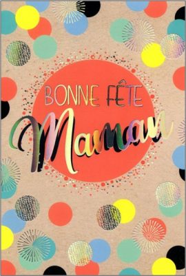 CARNET BONNE FETE MAMAN