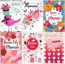 CARNET BONNE FETE MAMAN