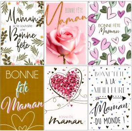 CARNET BONNE FETE MAMAN