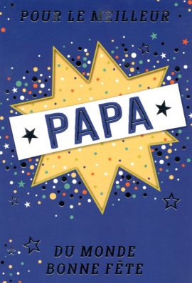 CARNET BONNE FETE PAPA