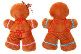 Männele en peluche à ruban homme/femme Alsace à accrocher 16 cm