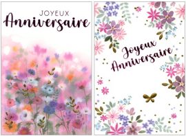 CARNET ANNIVERSAIRE FEMME