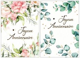 CARNET ANNIVERSAIRE FEMME