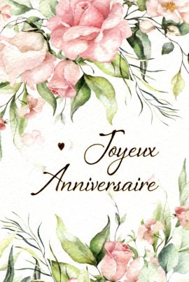 CARNET ANNIVERSAIRE FEMME