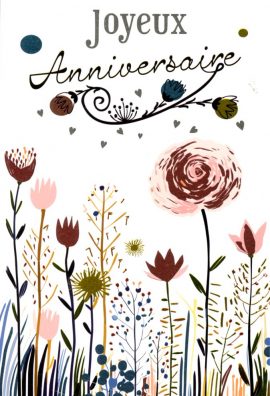 CARNET ANNIVERSAIRE FEMME