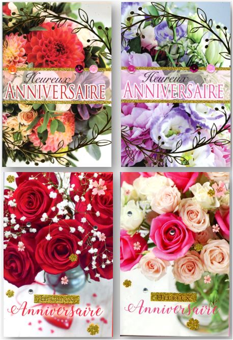 Carnet Anniversaire Femme X 12 Fb Diffusion
