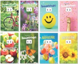 CARNET ANNIVERSAIRE FEMME ROULETTE