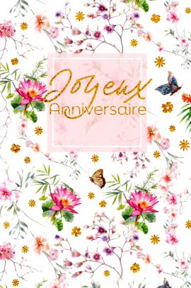 CARNET ANNIVERSAIRE FEMME