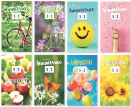CARNET ANNIVERSAIRE FEMME ROULETTE
