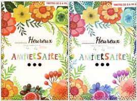 CARNET ANNIVERSAIRE FEMME ROULETTE