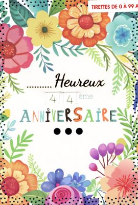 CARNET ANNIVERSAIRE FEMME ROULETTE