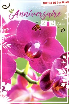 CARNET ANNIVERSAIRE FEMME