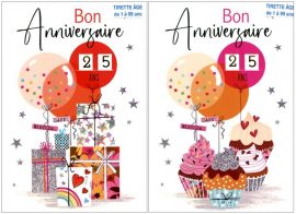 CARNET ANNIVERSAIRE FEMME – tirette