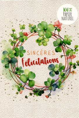 CARNET FELICITATIONS