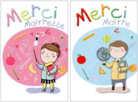 CARNET MERCI MAITRE / MAITRESSE