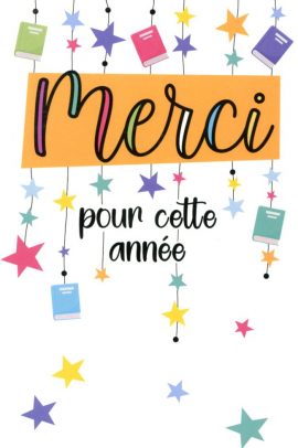 CARNET MERCI POUR CETTE ANNEE