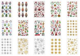 AUTOCOLLANTS EN RELIEF DE HAUTE QUALITE (plache format 14x21cm) ASSORTIS