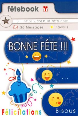 CARNET BONNE FÊTE