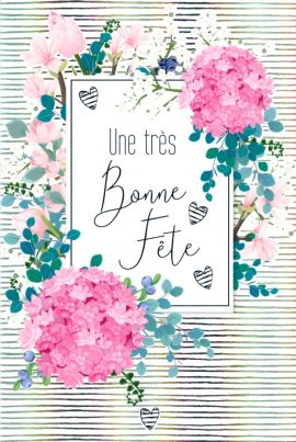 CARNET BONNE FÊTE