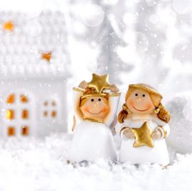 CARNET DOUBLE Q SANS TEXTE 15 x 15 cm – FIN D’ANNEE + Enveloppe