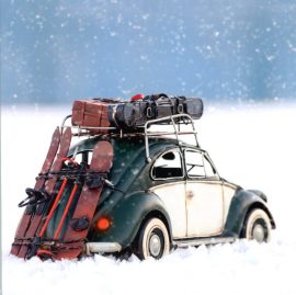 CARNET DOUBLE Q SANS TEXTE 15 x 15 cm – FIN D’ANNEE + Enveloppe