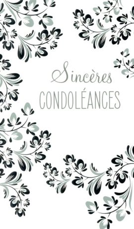 CARNET DEUIL
