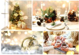 CARNET DOUBLE SANS TEXTE 12x17cm – FIN D’ANNEE + Enveloppe