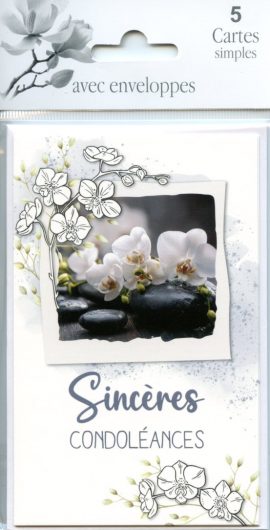 POCHETTE CONDOLEANCES x 5
