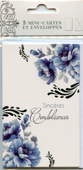 POCHETTE CONDOLEANCES x 5