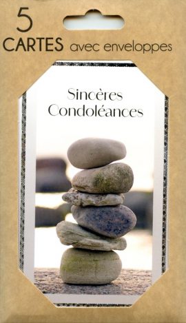 POCHETTE CONDOLEANCES x 5