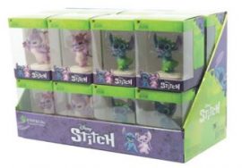 Display de 16 figurines en résine 7 cm Stitch et Angel