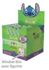 Display de 48 sachets mystères Mini-figurines Stitch Noël PVC assorties Figurines en résine de 3,7 cm