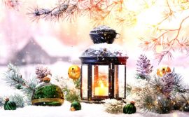 CARNET DOUBLE MD SANS TEXTE 13,5 x 8,5 cm – FIN D’ANNEE + Enveloppe