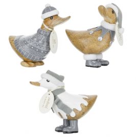 FIGURINE ALPINE DUCKY ELVES  –  15 cm x 3 assortis