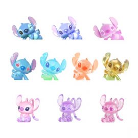 DISPLAY DE 48 SACHETS MYSTERES DE MINI-FIGURINES STITCH & ANGEL EN RESINE ASSORTIES 3,70 cm