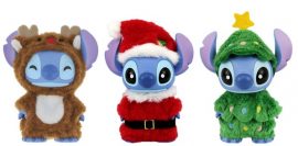 Assortiment de 3 Figurines STITCH NOËL x2 Dans boîte cadeau – 11,5 x 10 x 5 cm