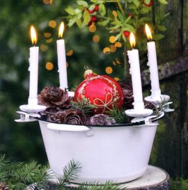 CARNET DOUBLE QM SANS TEXTE 12 x 12 cm – FIN D’ANNEE + Enveloppe