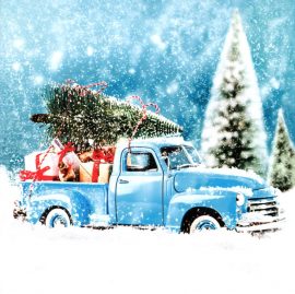 CARNET DOUBLE Q SANS TEXTE 15 x 15 cm – FIN D’ANNEE + Enveloppe