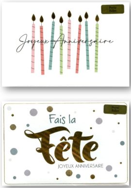 CARNET ANNIVERSAIRE HOMME