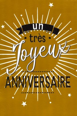 CARNET ANNIVERSAIRE HOMME