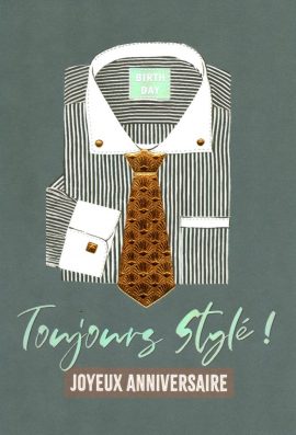 CARNET ANNIVERSAIRE HOMME