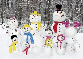 CARNET DOUBLE SANS TEXTE 12x17cm – HIVER + Enveloppe