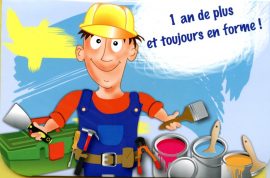 CARNET ANNIVERSAIRE HOMME POP UP 3D